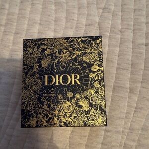 Dior Black and Gold Floral Box with Ornament